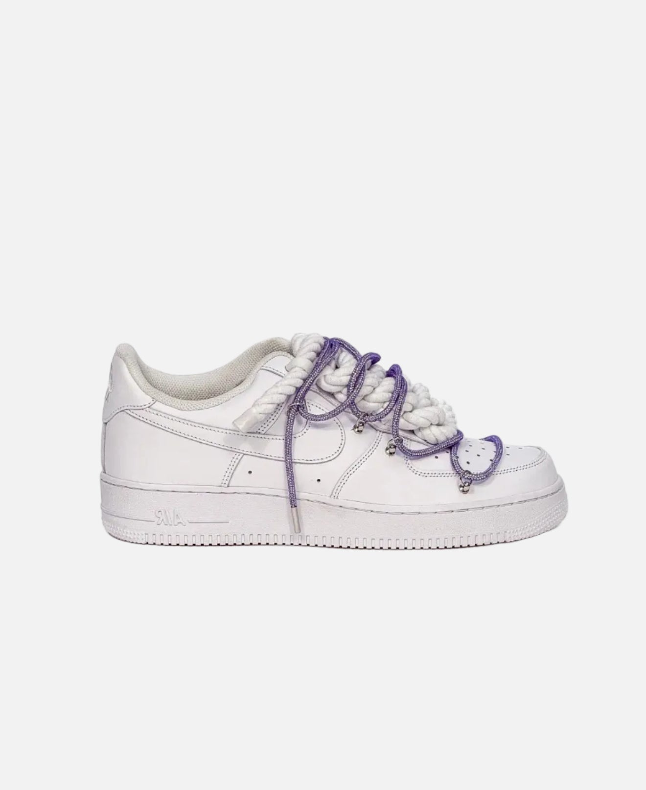 Air Force 1 Overlaces Glitter Lilla