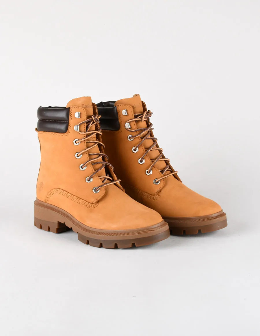 TIMBERLAND Cortina Valley 6 Inch Waterproof Wheat Nubuck