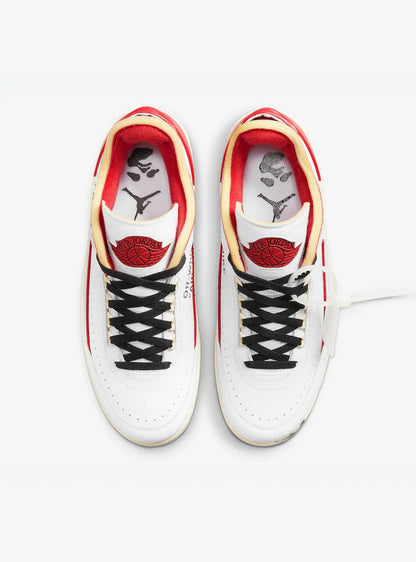 Air Jordan 2 Retro Low SP Off-White White Red
