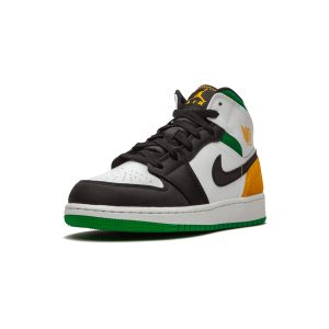 Jordan 1 Mid SE White Laser Orange Lucky Green