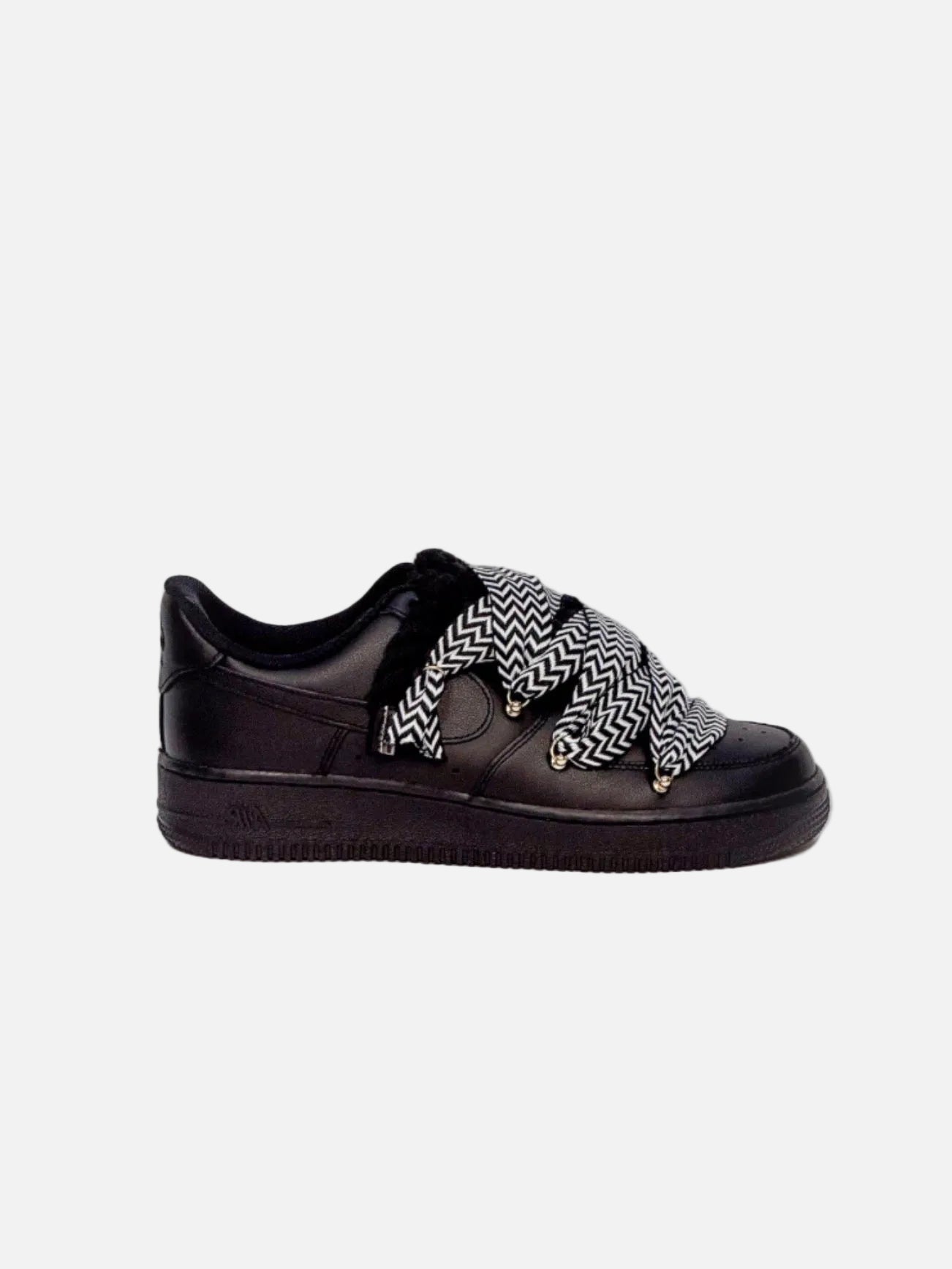 Air Force 1 Black Lanvin Black/White