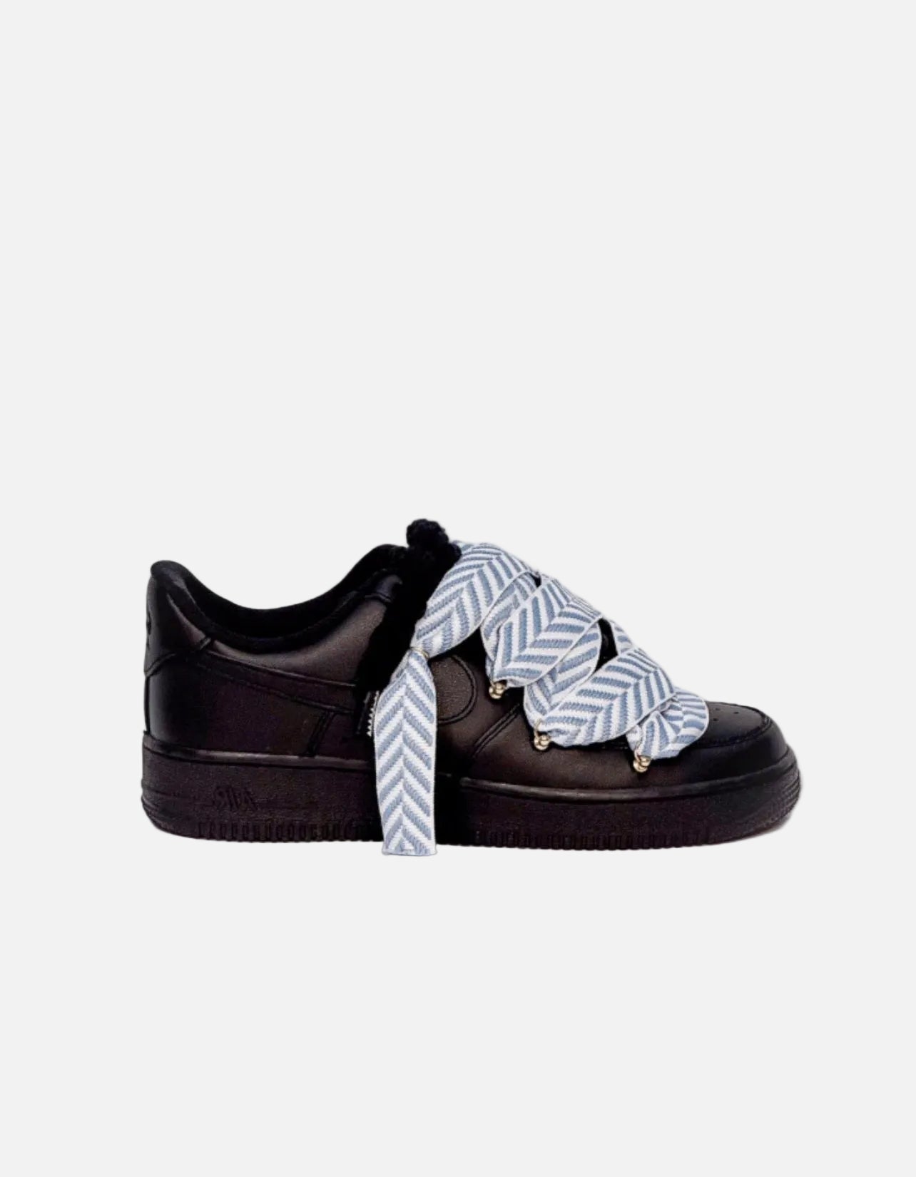 Air Force 1 Black Lanvin Azzurre